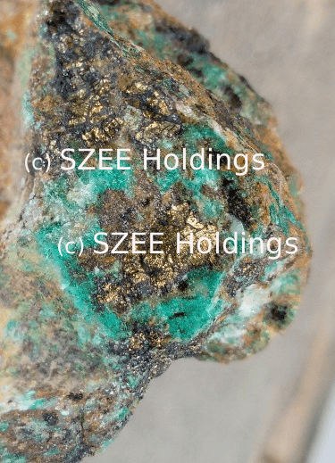 Close up raw material